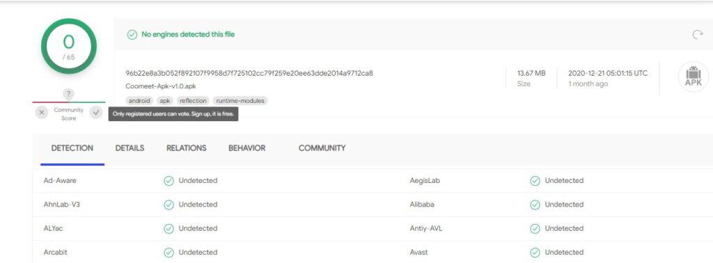 chamet-mod-apk-virustotal-test